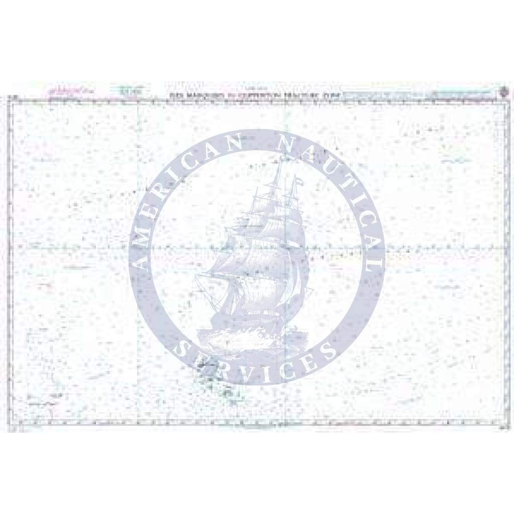 British Admiralty Nautical Chart 4619: Iles Marquises to Clipperton Fracture Zone
