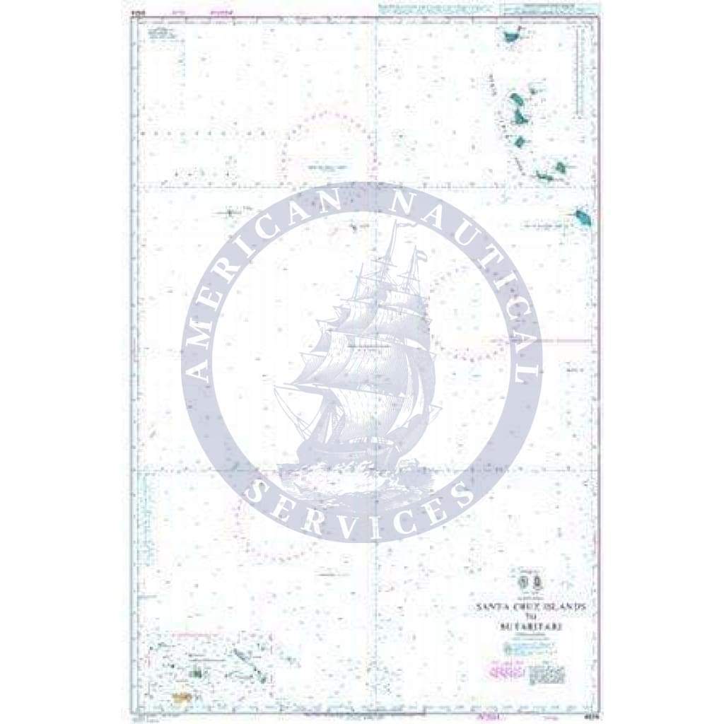 British Admiralty Nautical Chart 4624: Santa Cruz Islands to Butaritari