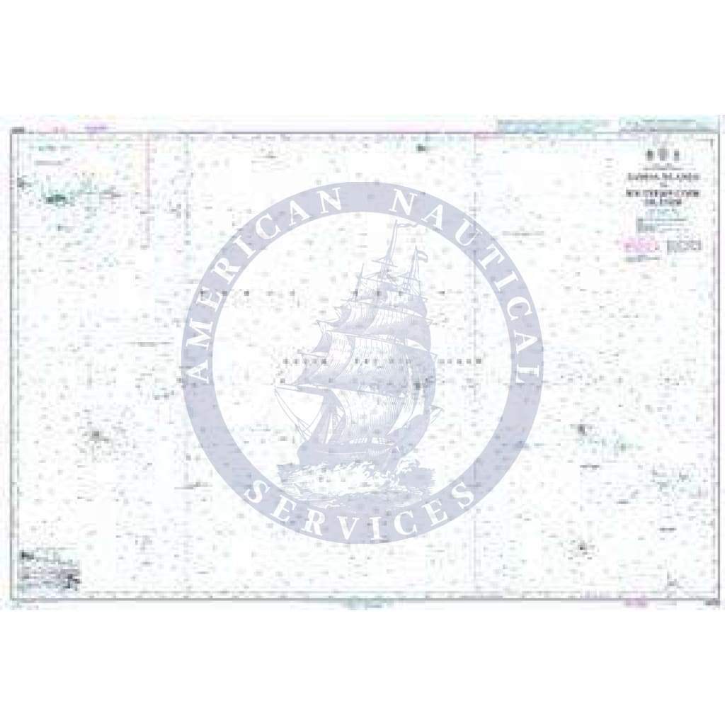 British Admiralty Nautical Chart  4630: Samoa Islands to Southern Cook Islands