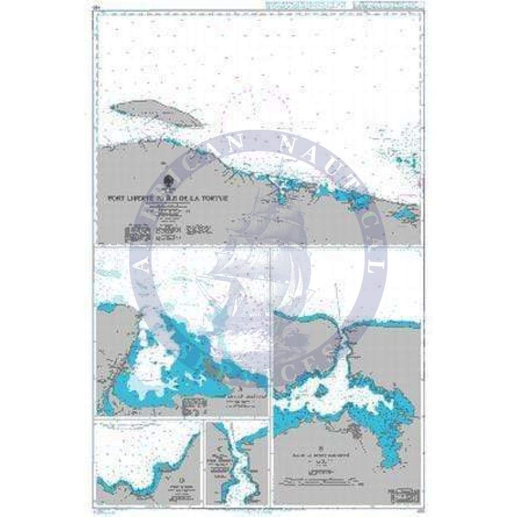 British Admiralty Nautical Chart 465: Fort Liberte to Ile de la Tortue