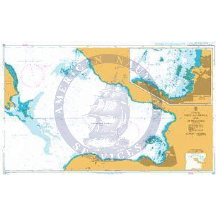British Admiralty Nautical Chart 466: Port-au-Prince and Approaches