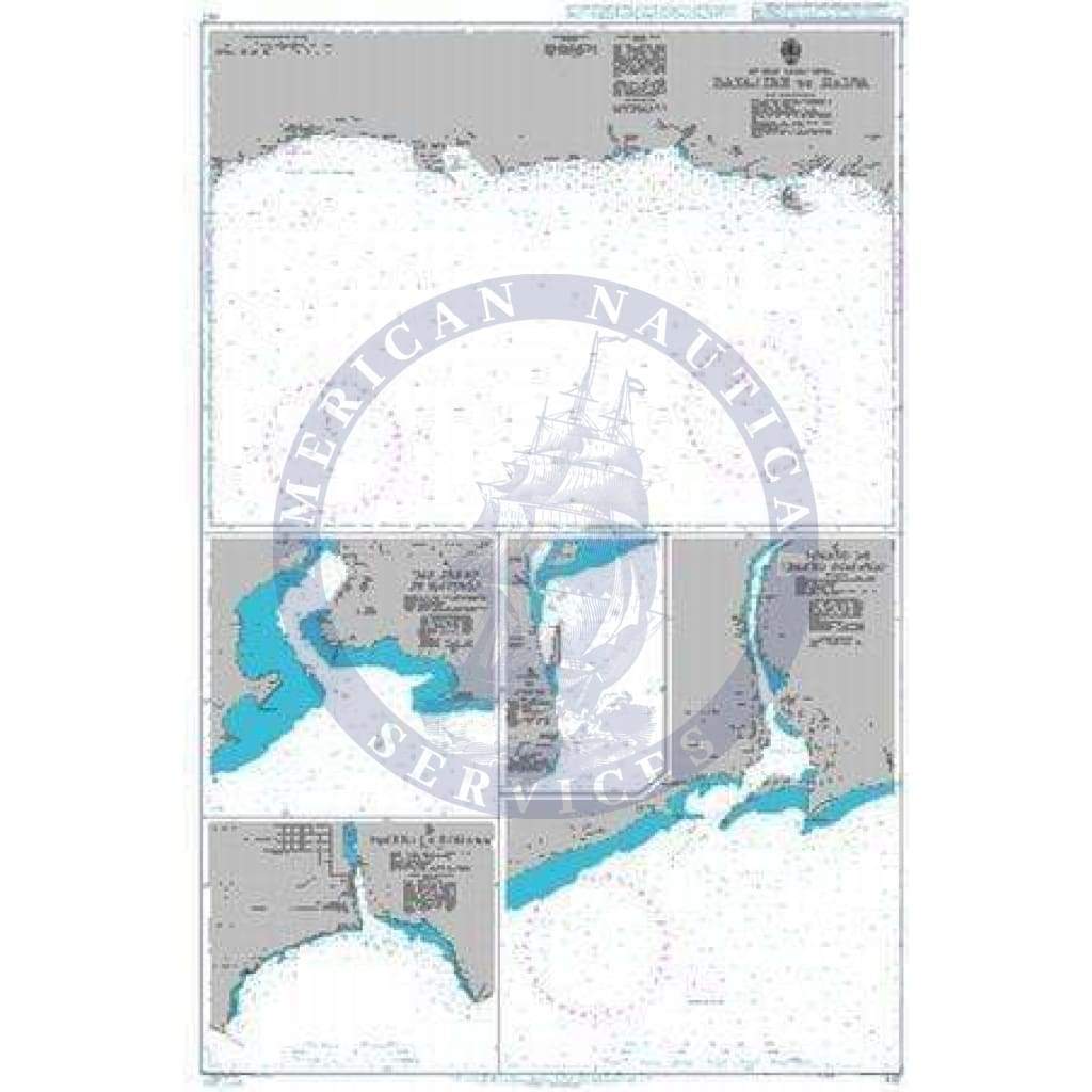 British Admiralty Nautical Chart 467: Bayajibe to Haina