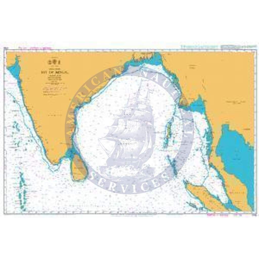 British Admiralty Nautical Chart  4706: Bay of Bengal