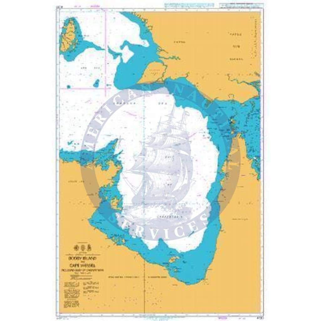 British Admiralty Nautical Chart 4720: Booby Island to Cape Wessel including Gulf of Carpentaria