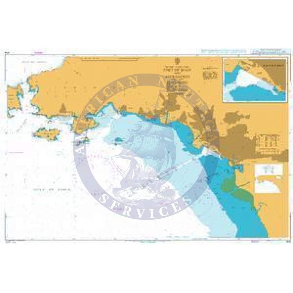 British Admiralty Nautical Chart 474: Port of Spain and Approaches