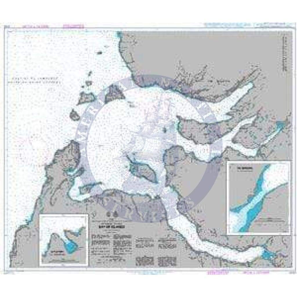 British Admiralty Nautical Chart 4740: Bay of Islands