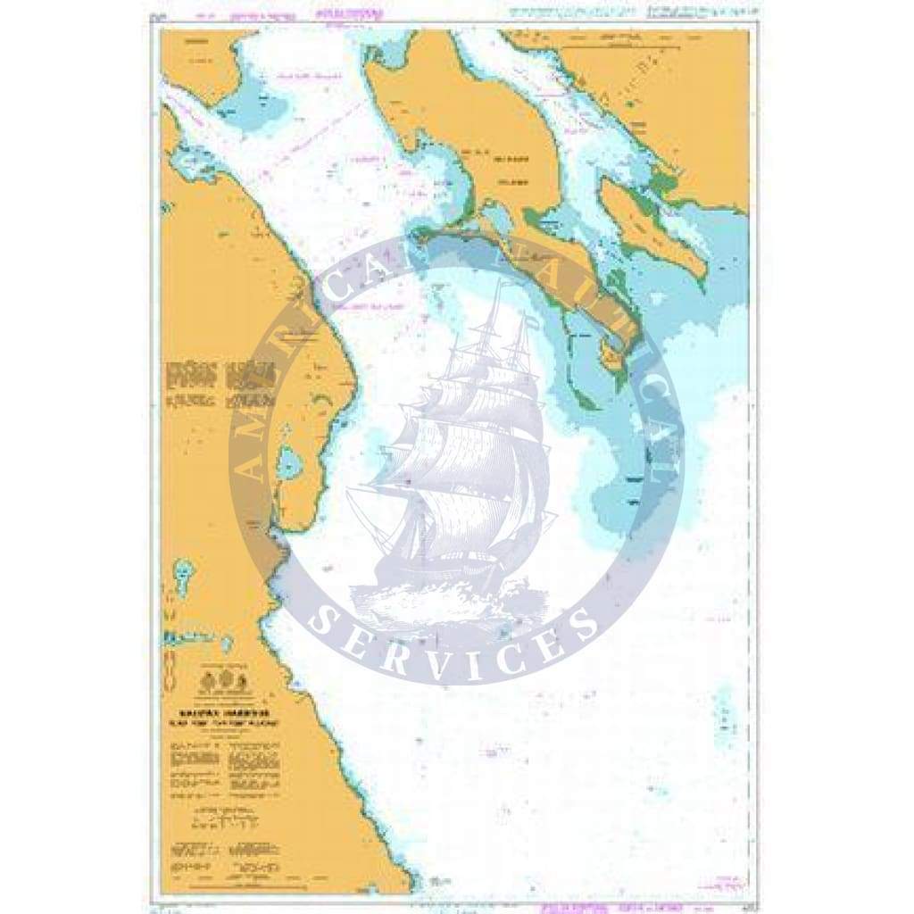 British Admiralty Nautical Chart  4753: Halifax Harbour Black Point To/A Point Pleasant