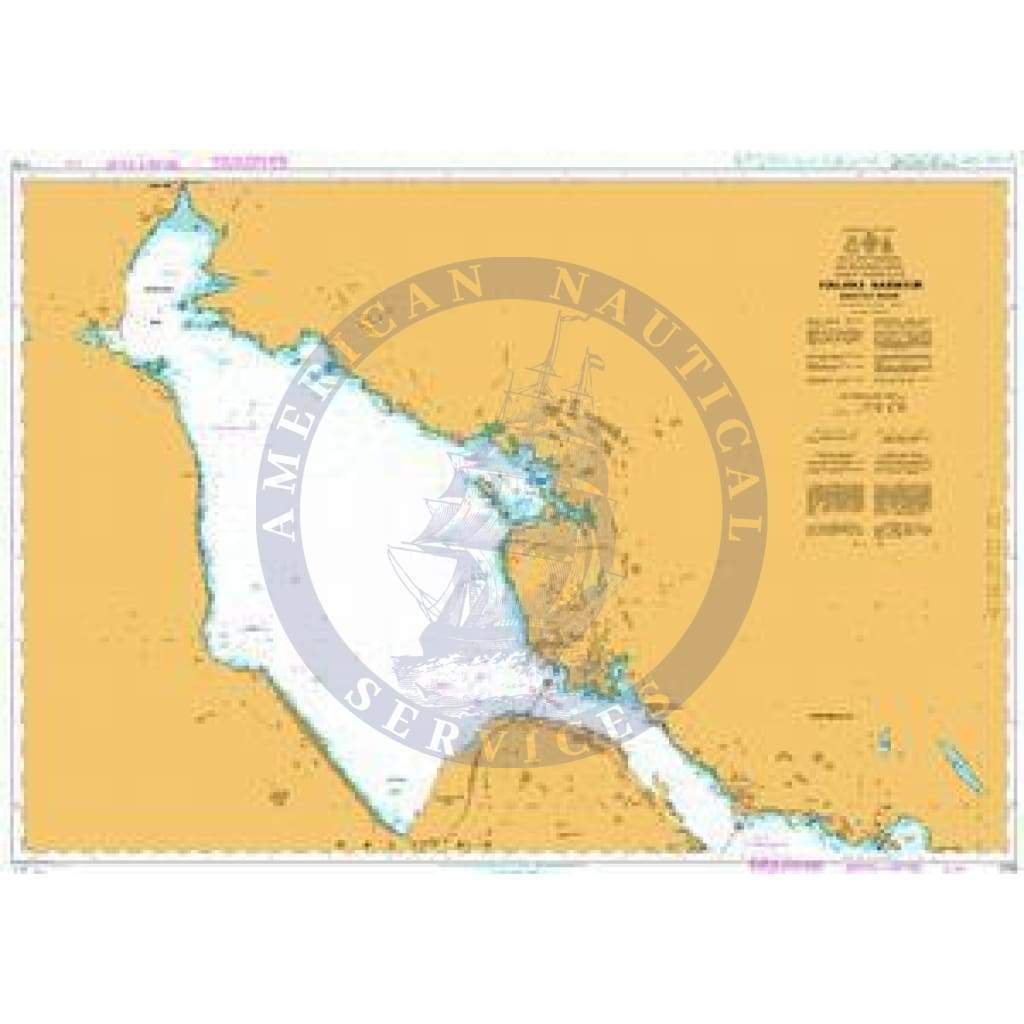 British Admiralty Nautical Chart 4755: Halifax Harbour Bedford Basin