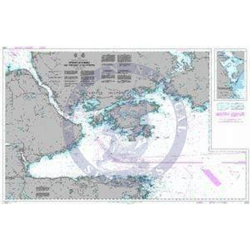 British Admiralty Nautical Chart 4756: Strait of Canso and Approaches