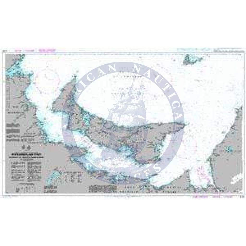 British Admiralty Nautical Chart  4765: Northumberland Strait/Detroit de Northumberland