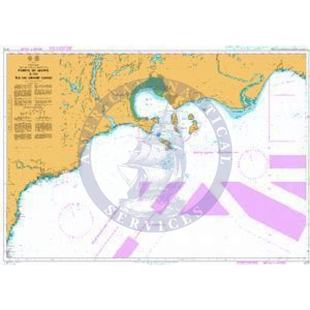British Admiralty Nautical Chart 4775: Canada, Québec/Quebec, Fleuve Saint-Laurent / St. Lawrence River, Pointe de Moisie à/to Île du Grand Caoui