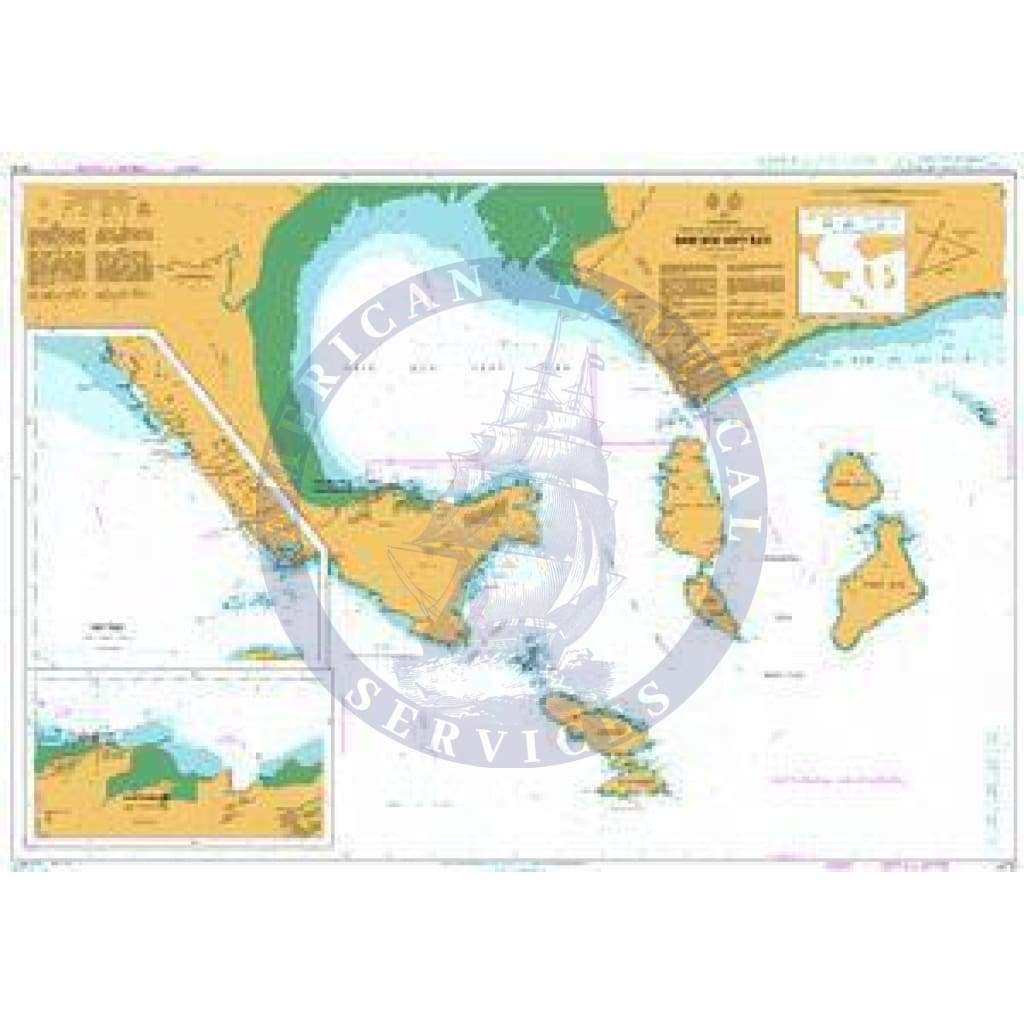 British Admiralty Nautical Chart 4776: Baie Des Sept Iles
