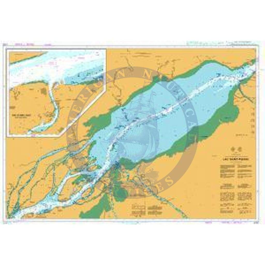 British Admiralty Nautical Chart 4790: Fleuve Saint-Laurent/St Lawrence River, Lac Saint-Pierre