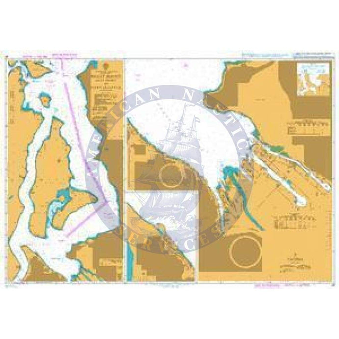 British Admiralty Nautical Chart 48: United States – West Coast, Washington - Puget Sound, Alki Point to Point Defiance