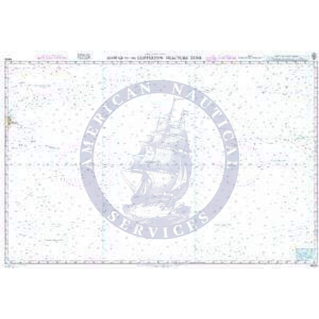 British Admiralty Nautical Chart 4808: Hawaii to the Clipperton Fracture Zone