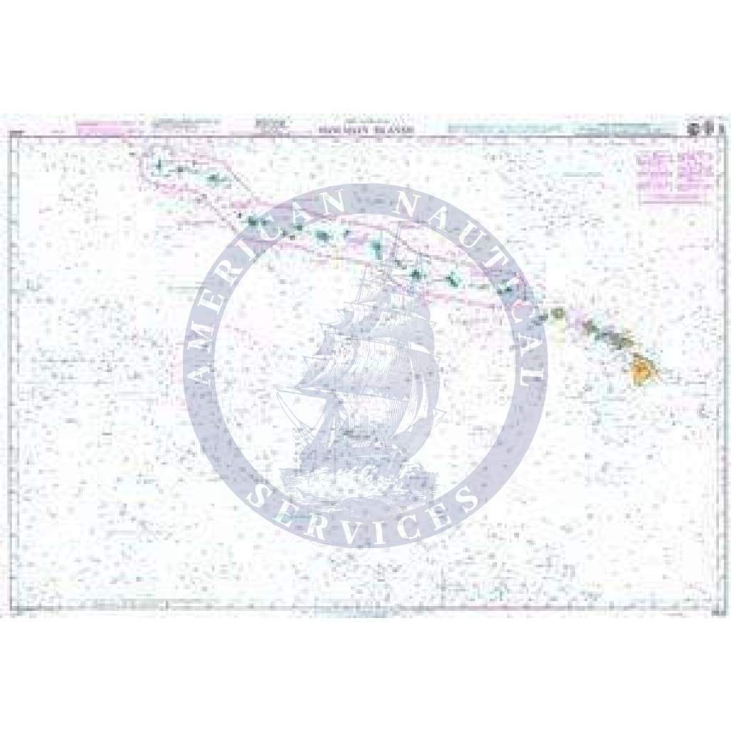 British Admiralty Nautical Chart  4809: Hawaiian Islands