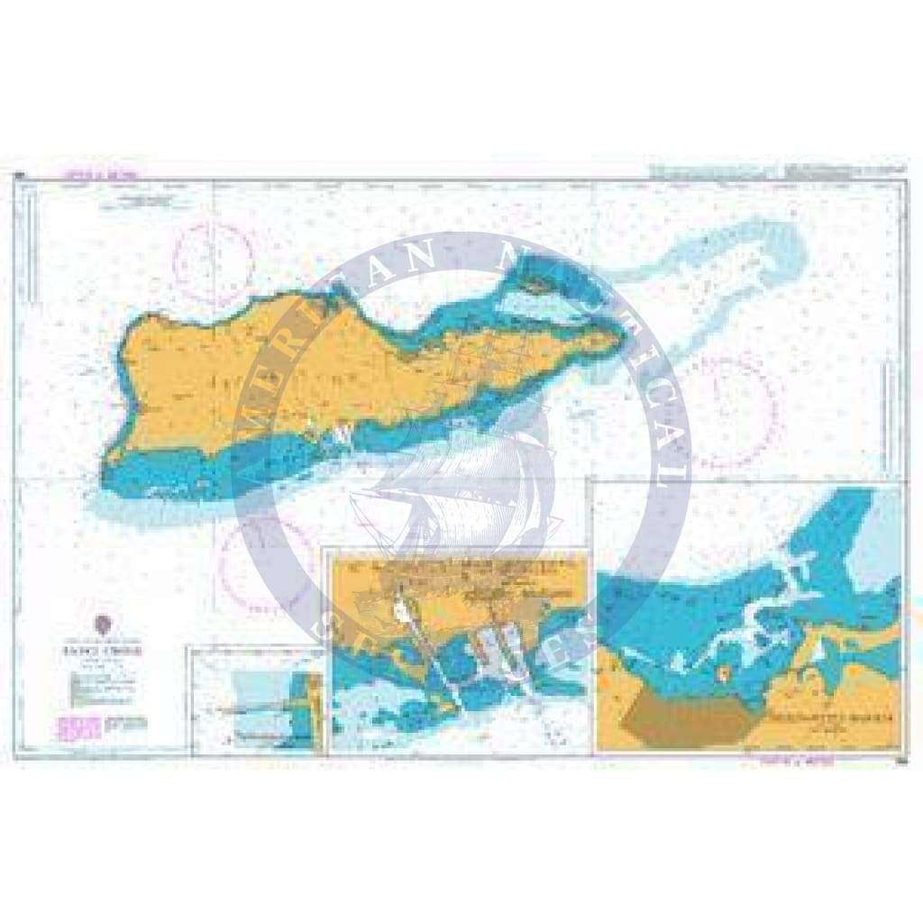 British Admiralty Nautical Chart  485: Saint Croix