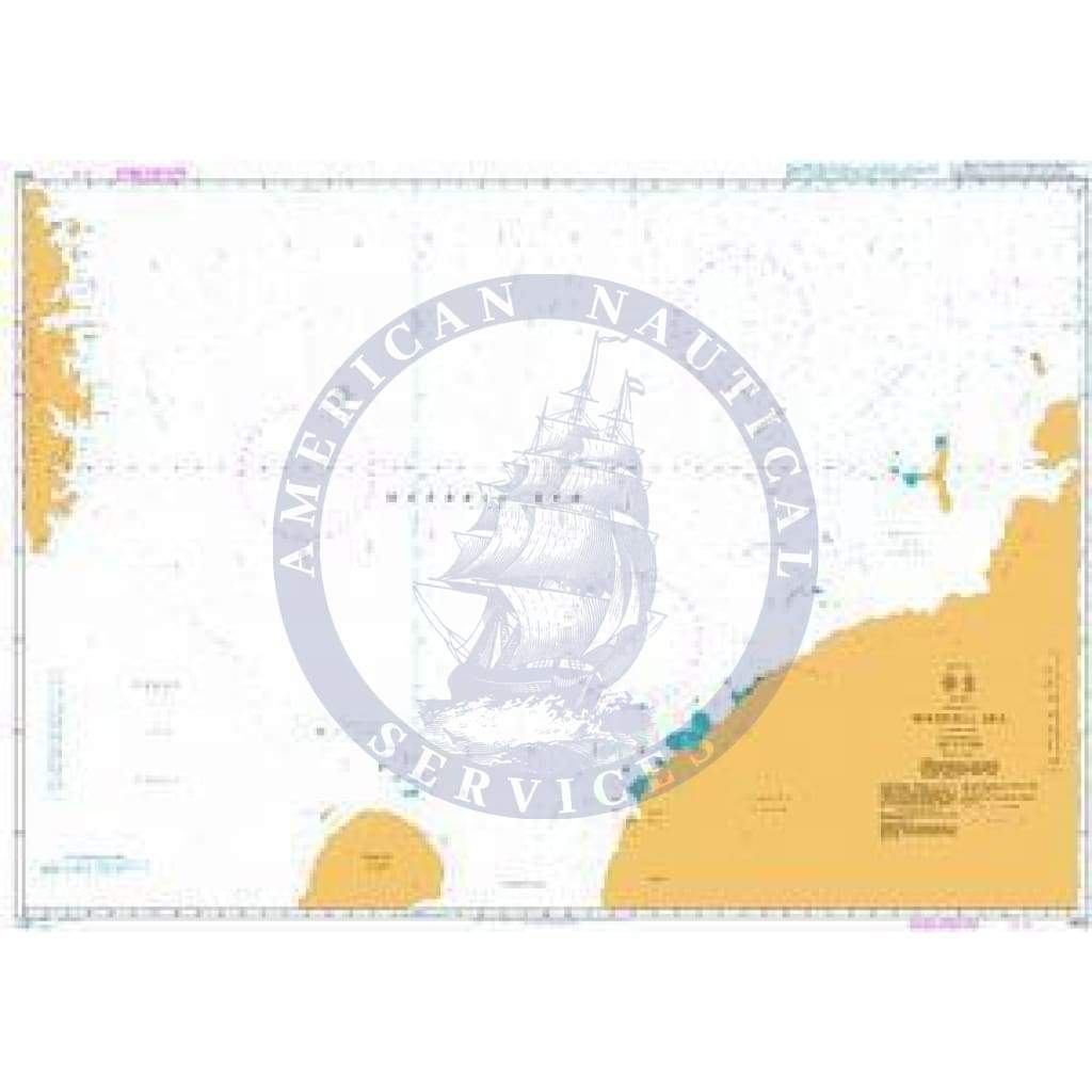 British Admiralty Nautical Chart 4906: Antarctica, Weddell Sea