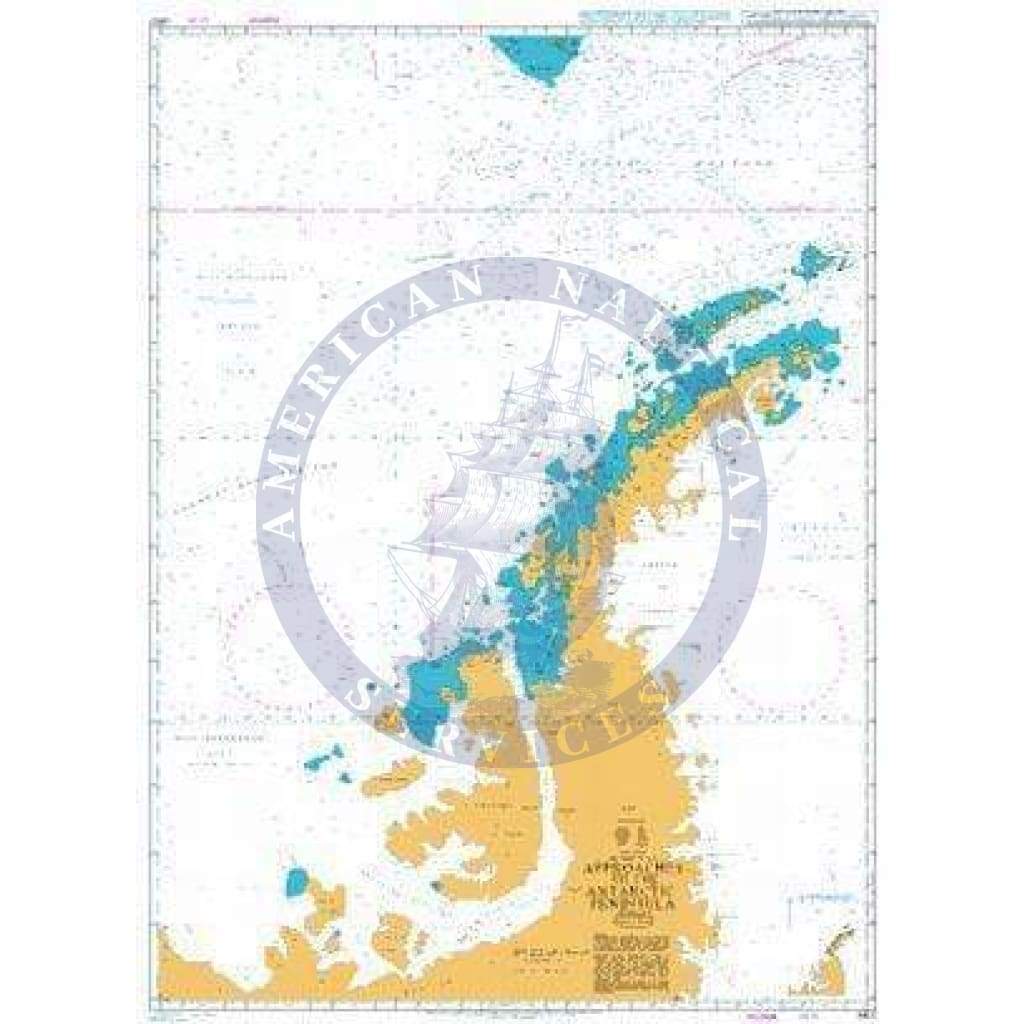 British Admiralty Nautical Chart 4907: Approaches to the Antarctic Peninsula