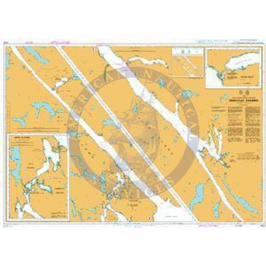 British Admiralty Nautical Chart 4932: Grenville Channel