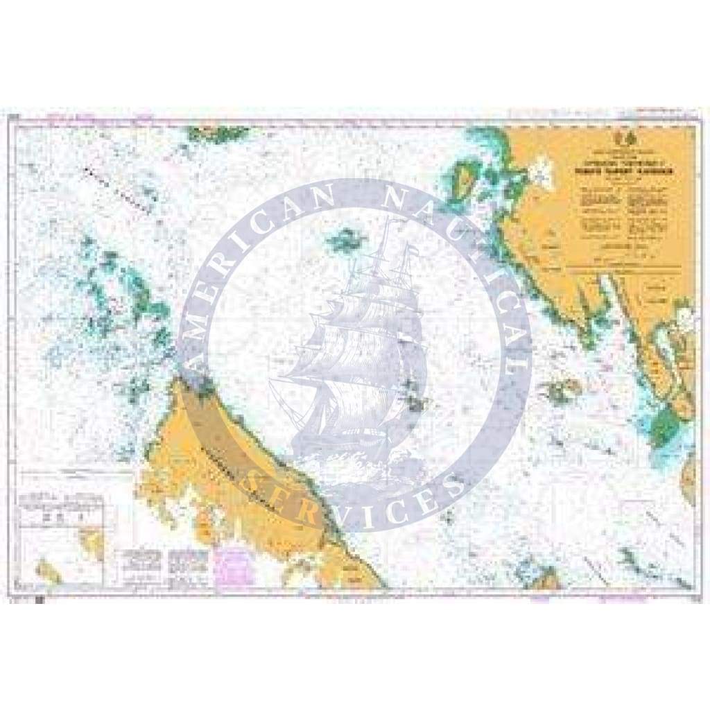 British Admiralty Nautical Chart 4936: Canada - British Columbia/Colombie-Britannique, Chatham Sound, Approaches to/Approches à Prince Rupert Harbour