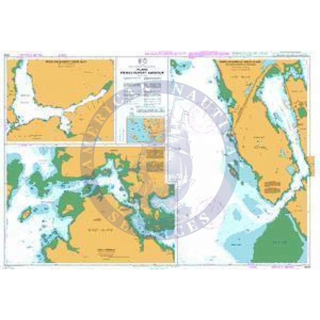 British Admiralty Nautical Chart  4938: Canada - British Columbia/Colombie-Britannique, Plans Prince Rupert Harbour