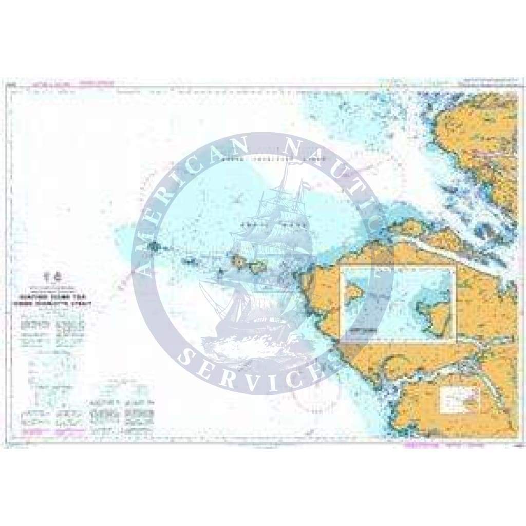 British Admiralty Nautical Chart  4942: Quatsino Sound to/a Queen Charlotte Strait