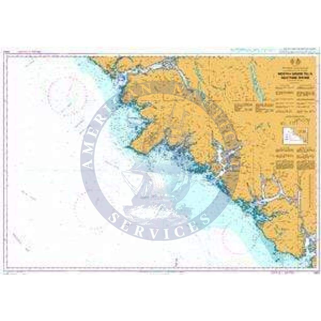 British Admiralty Nautical Chart 4943: Nootka Sound to/a Quatsino Sound