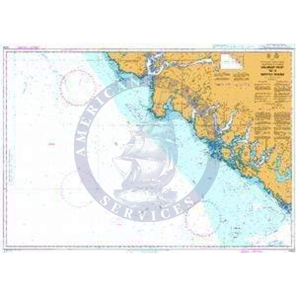 British Admiralty Nautical Chart  4944: Ucluelet Inlet to/a Nootka Sound