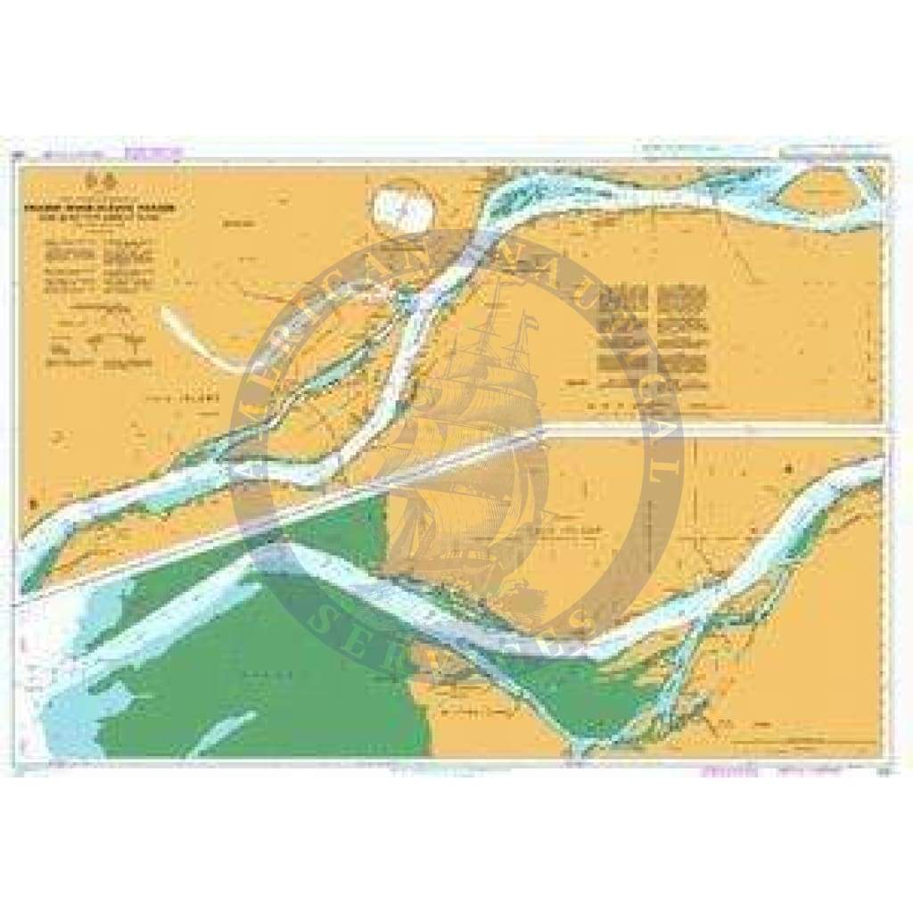 British Admiralty Nautical Chart  4961: Canada, British Columbia/Colombie-Britannique, Fraser River/Fleuve Fraser, Sand Heads to/à Douglas Island