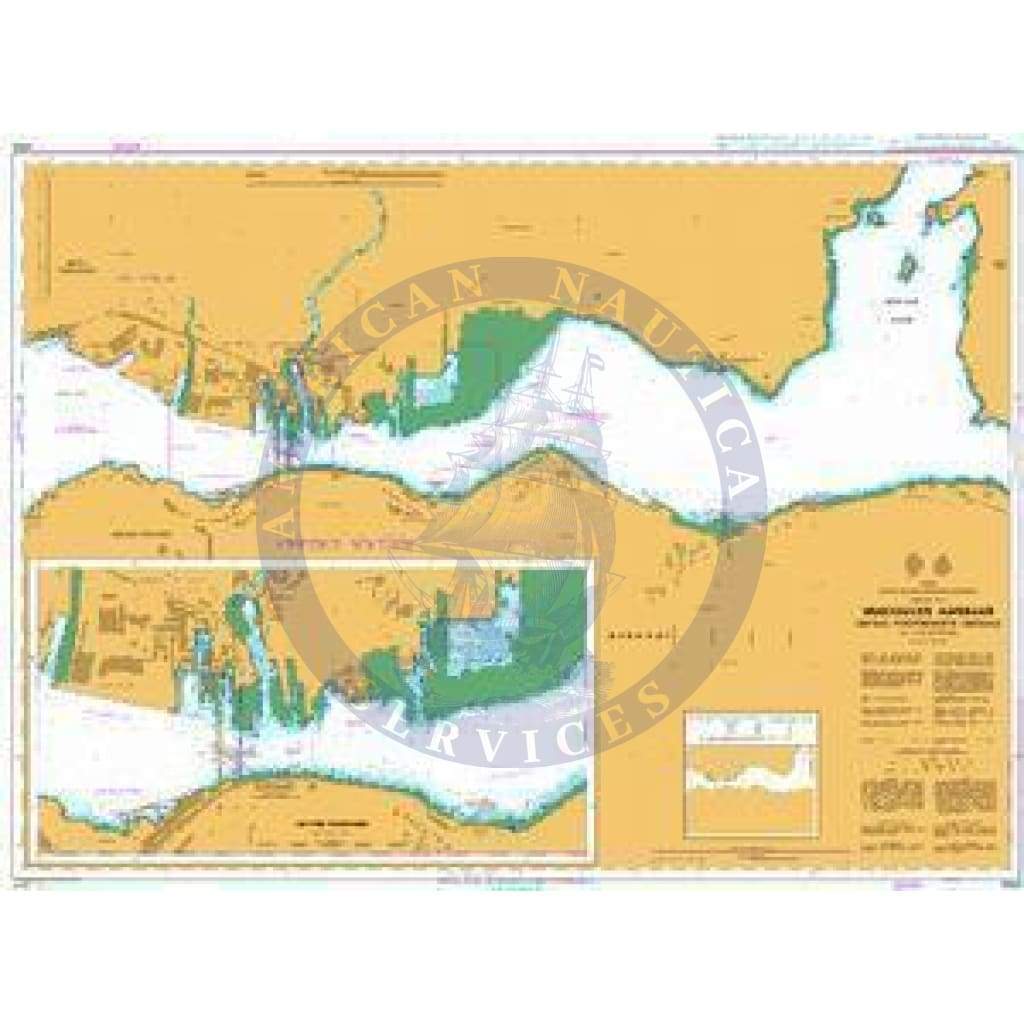 British Admiralty Nautical Chart 4964: Canada, British Columbia/Colombie-Britannique, Burrard Inlet, Vancouver Harbour, Central Portion/Partie Centrale