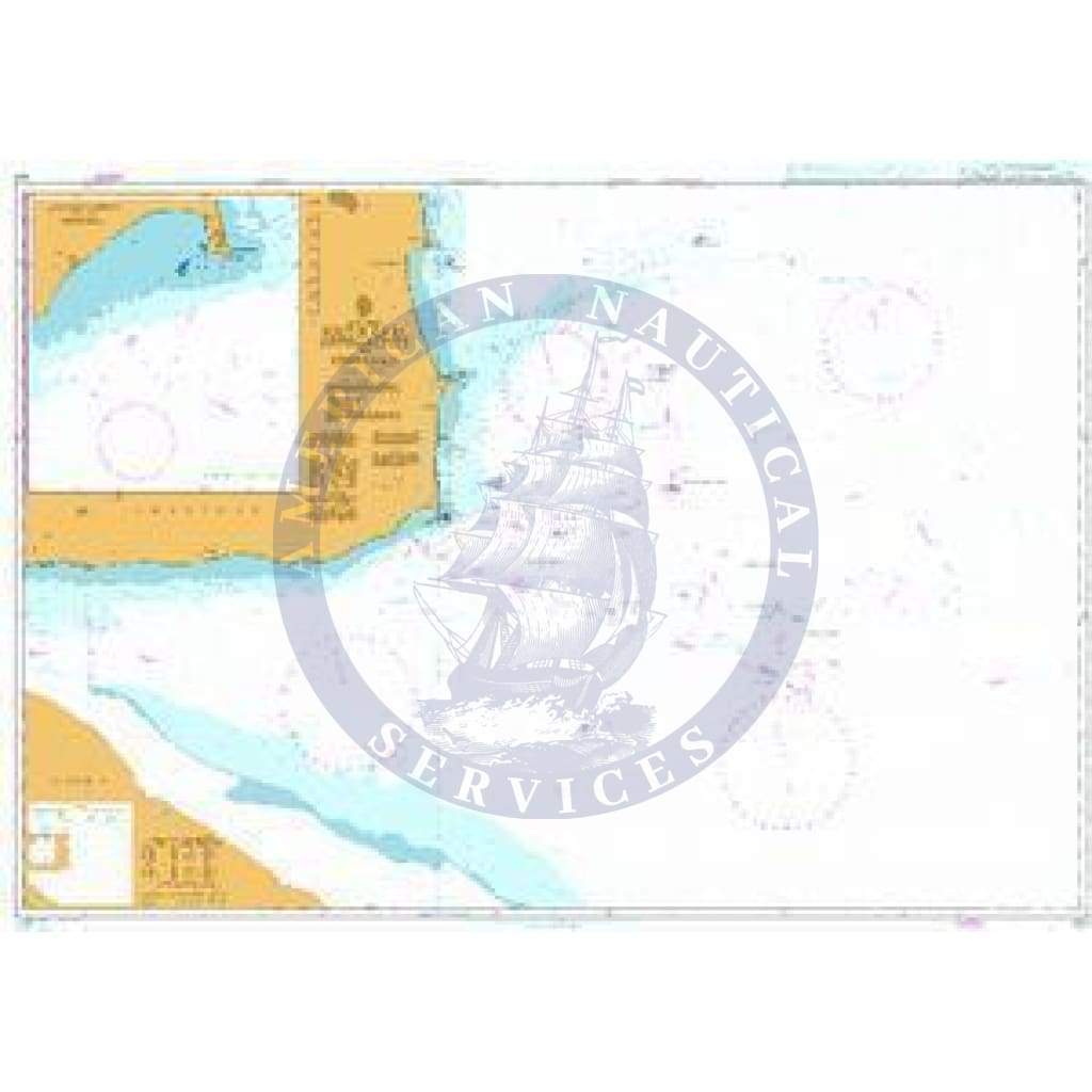 British Admiralty Nautical Chart 501: South East Approaches to Trinidad