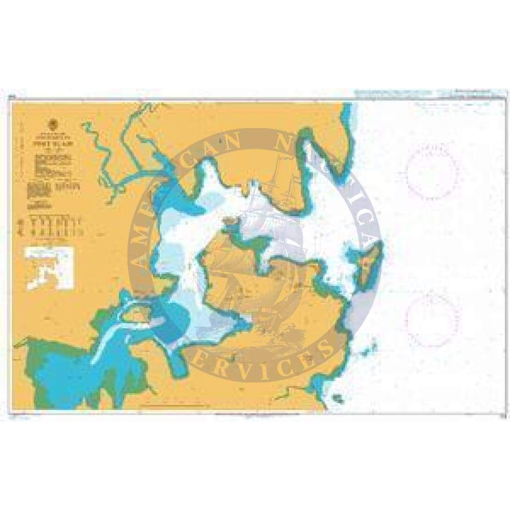 British Admiralty Nautical Chart 514: Port Blair