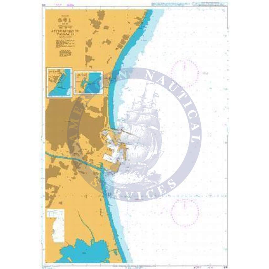 British Admiralty Nautical Chart 518: Approaches to Valencia