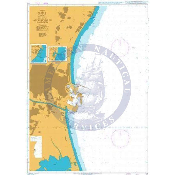 British Admiralty Nautical Chart 518: Approaches to Valencia