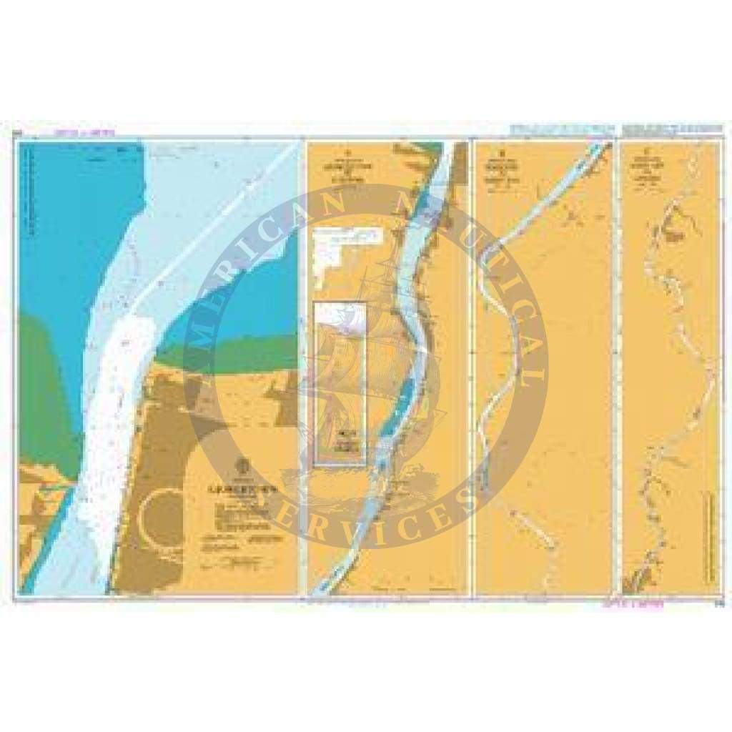 British Admiralty Nautical Chart 519: Georgetown