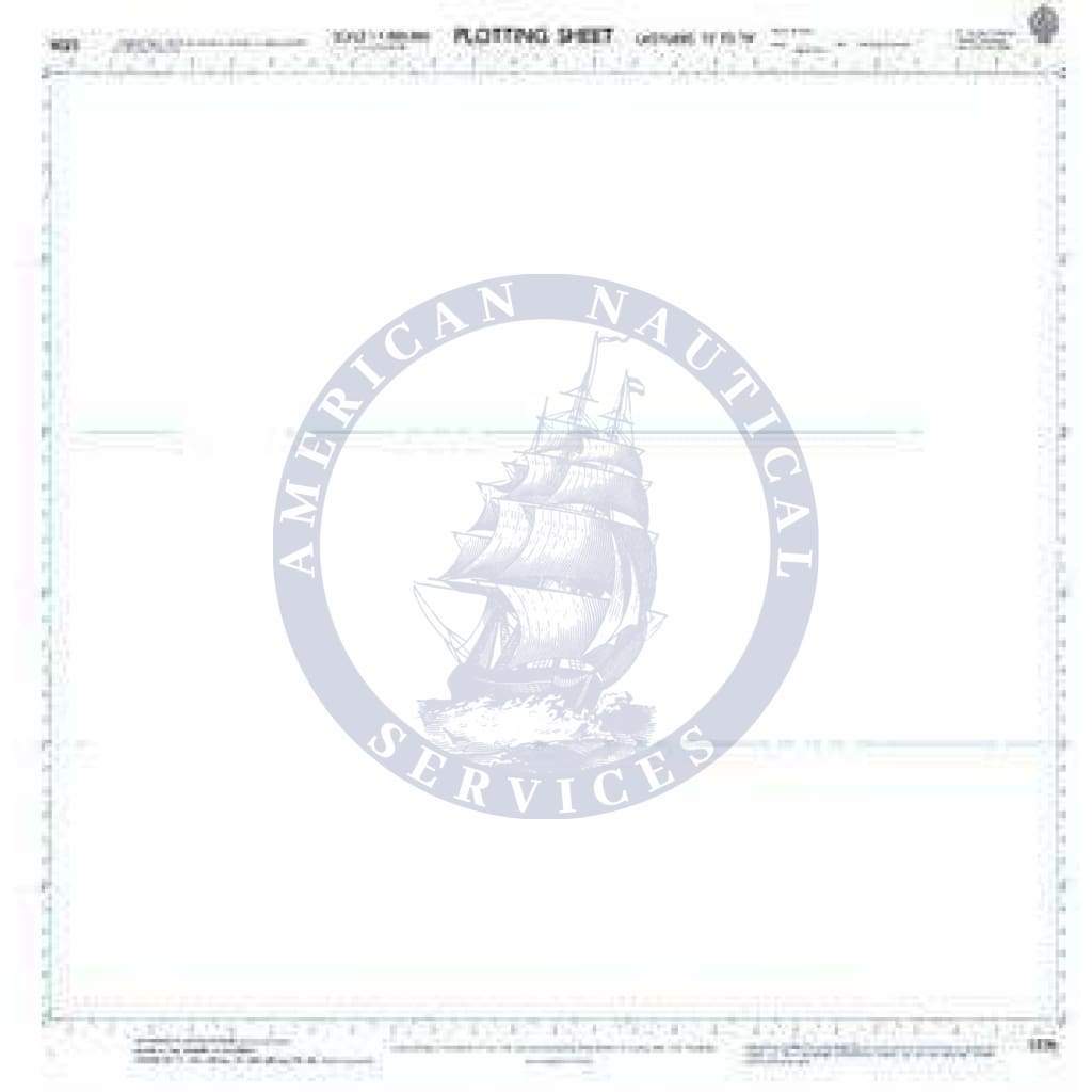 British Admiralty Nautical Chart 5336: Lat. 72° to 78° N. and S. (Mercator projection) 675 x 634mm