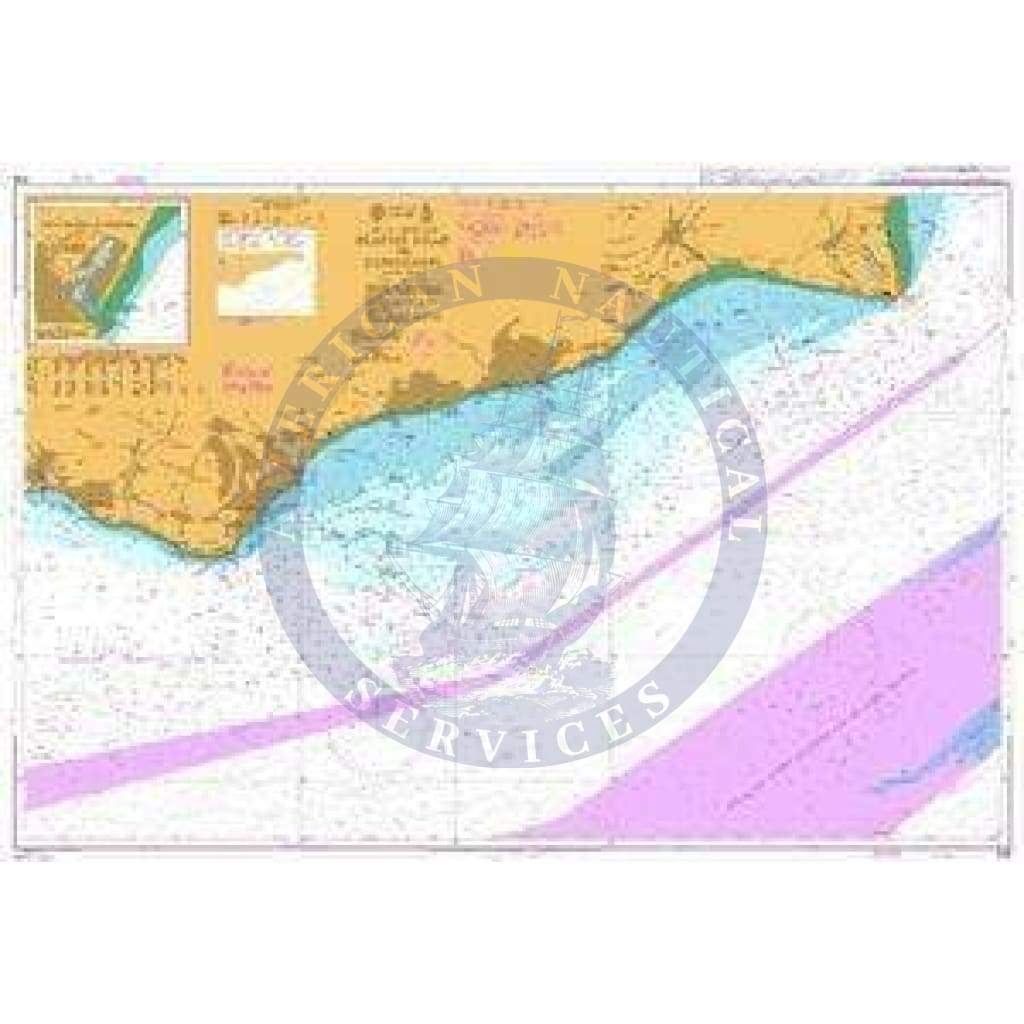 British Admiralty Nautical Chart 536: Beachy Head to Dungeness