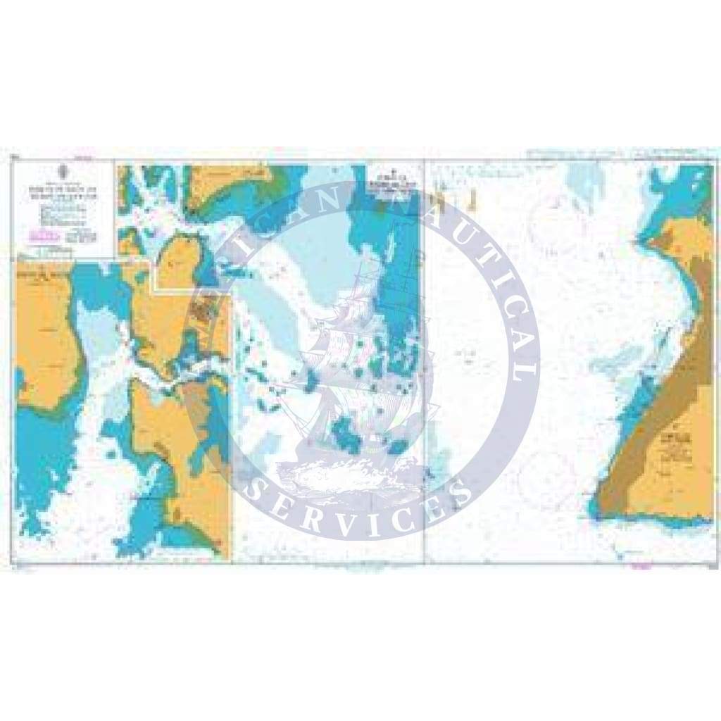 British Admiralty Nautical Chart 545: Brazil – East Coast, Ports in Baía de Todos os Santos