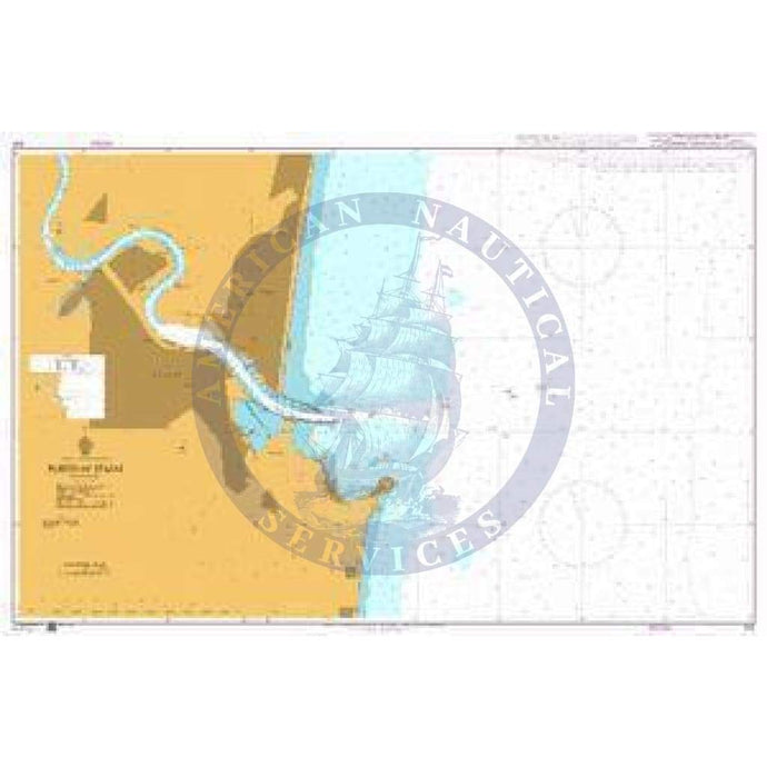 British Admiralty Nautical Chart 547: Brazil - Southern Coast, Porto de Itajaí