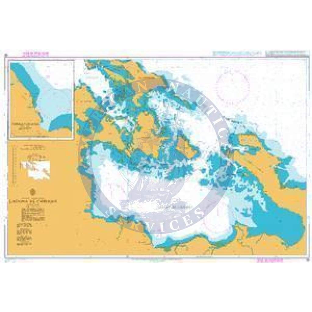 British Admiralty Nautical Chart 55: Laguna de Chiriqui