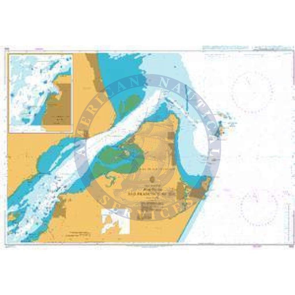 British Admiralty Nautical Chart 555: Brazil – South Coast, Porto de São Francisco do Sul