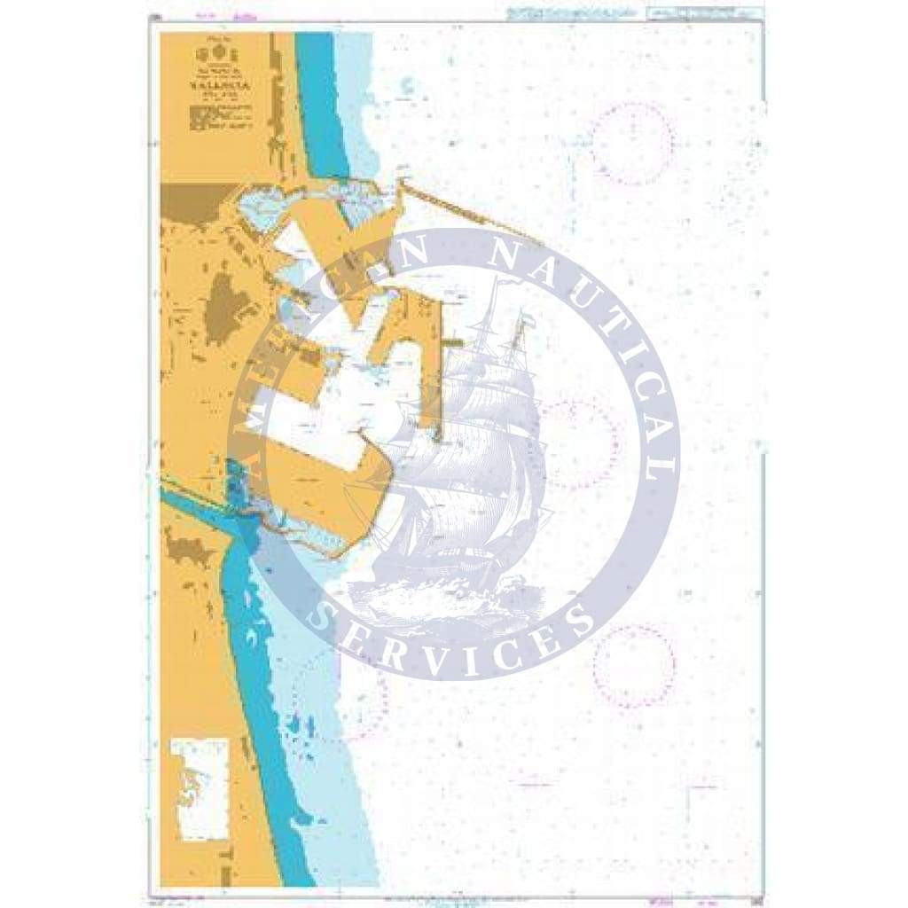 British Admiralty Nautical Chart 562: Mediterranean Sea, Spain - East Coast, Valencia