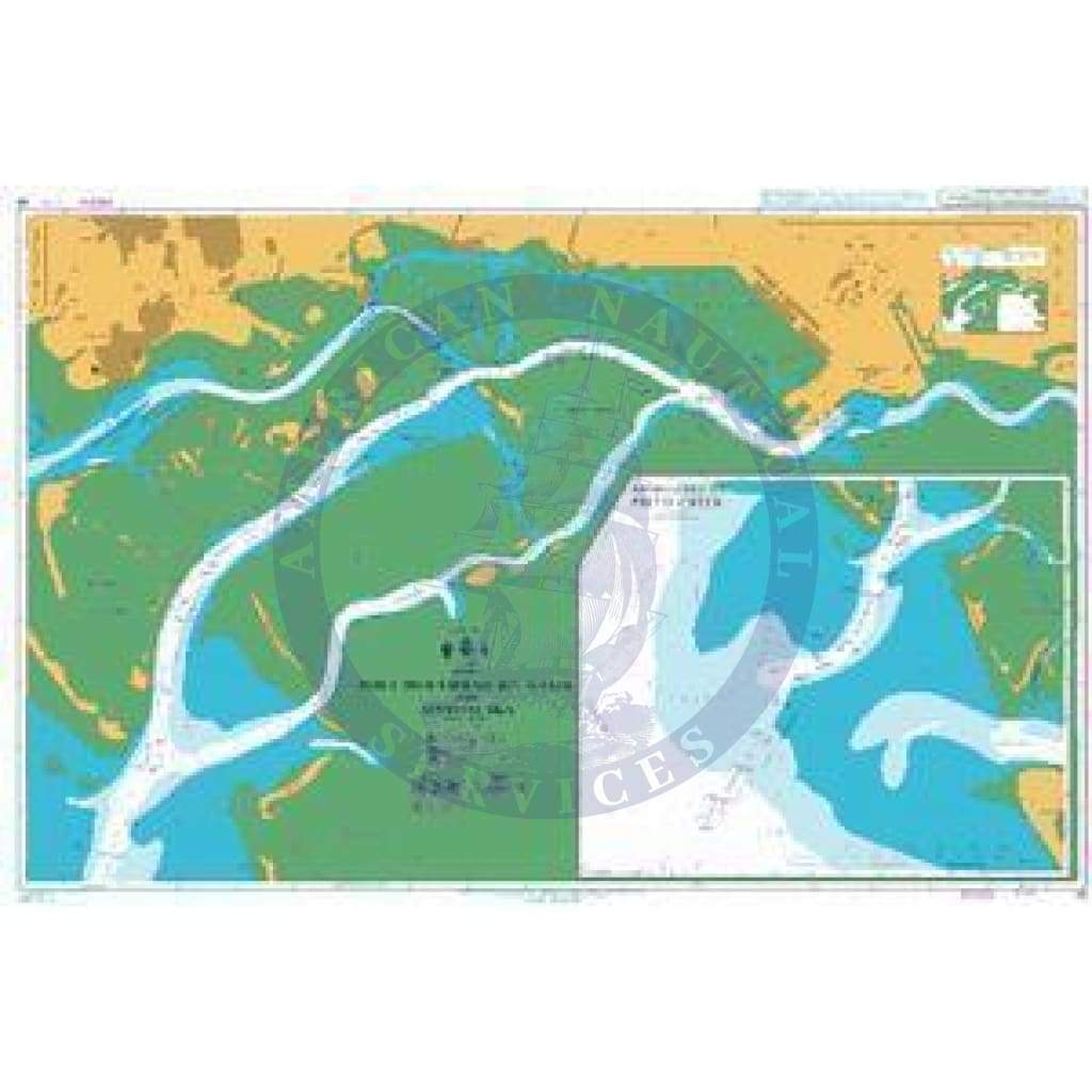 British Admiralty Nautical Chart 59: Pakistan, Port Muhammad Bin Qasim and Approaches