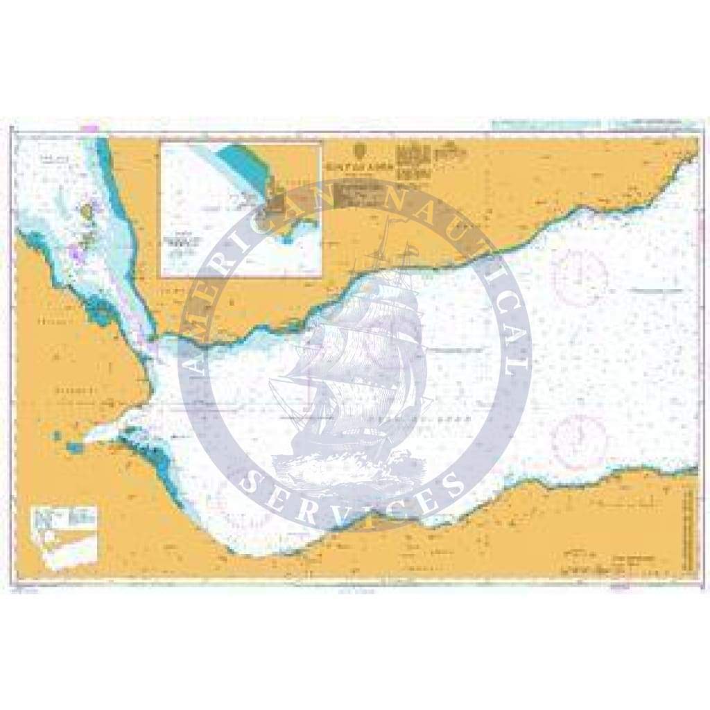 British Admiralty Nautical Chart  6: Gulf of Aden