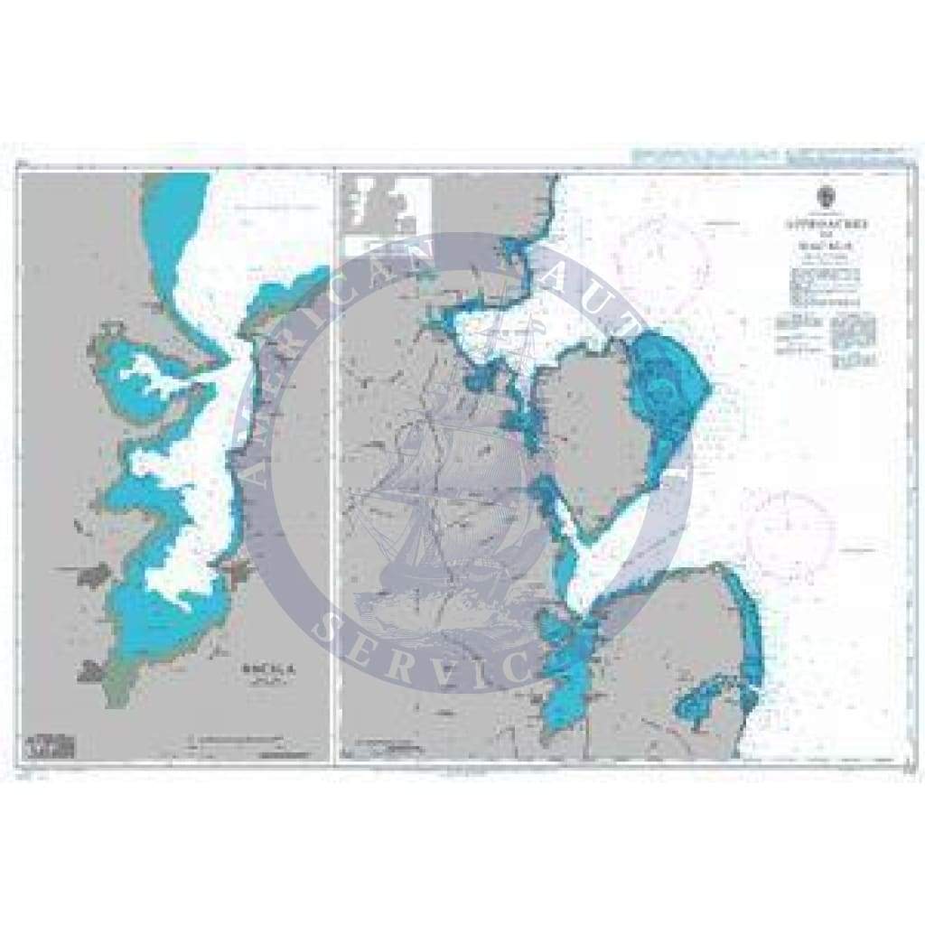 British Admiralty Nautical Chart 649: Approaches to Nacala