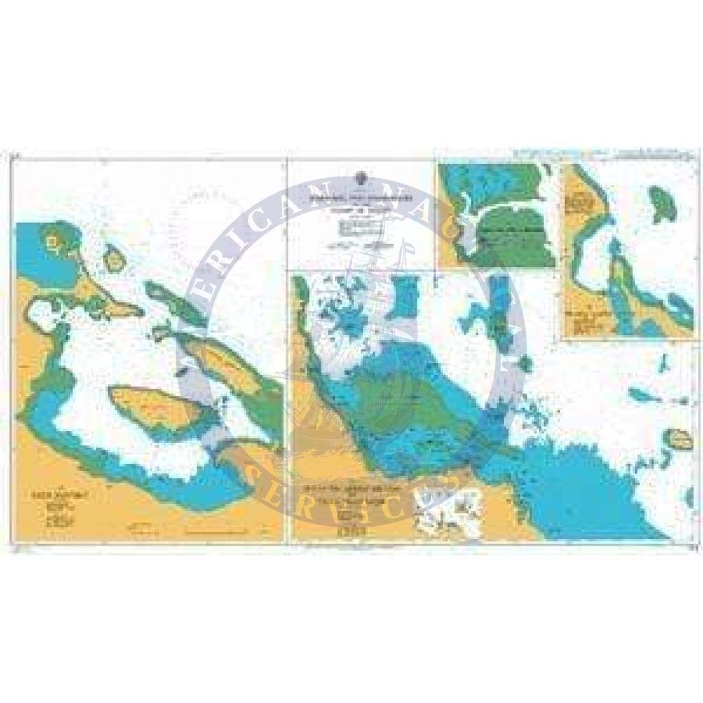 British Admiralty Nautical Chart  675: Harbours and Anchorages on the Coast of Sudan