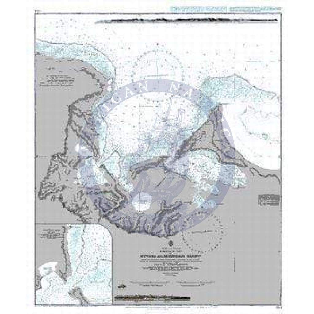 British Admiralty Nautical Chart 684: Mtwara and Mikindani Harbours