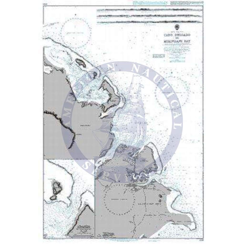 British Admiralty Nautical Chart 690: Cabo Delgado to Mikindani Bay