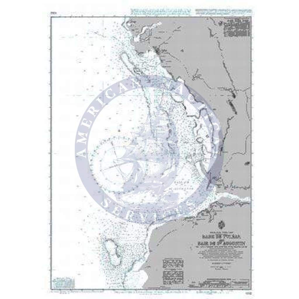 British Admiralty Nautical Chart  692: Rade de Tulear and Baie de St Augustin